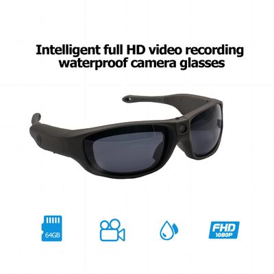 Video occhiali da sole pieni di HD 1080P Bluetooth con la lente UV polarizzata di sicurezza di protezione