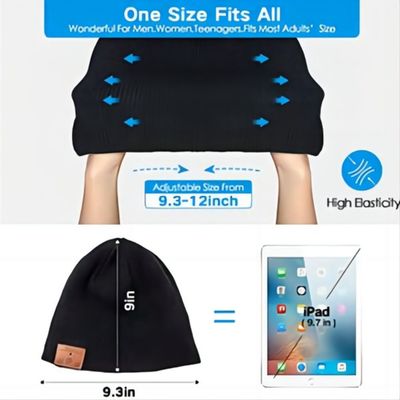 paia regolabili di Beanie Bluetooth Hat Easy To di musica 3in1 con Smartphone