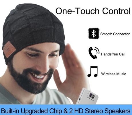 Beanie di Bluetooth per il cappello di Bluetooth degli uomini, i regali degli uomini, regali di tecnologia di Natale di Beanie Hat Black Headphones Unique delle donne