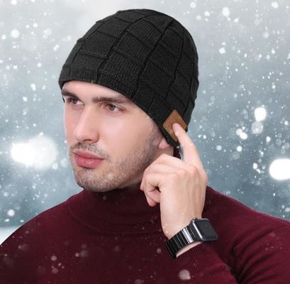 Beanie di Bluetooth per il cappello di Bluetooth degli uomini, i regali degli uomini, regali di tecnologia di Natale di Beanie Hat Black Headphones Unique delle donne