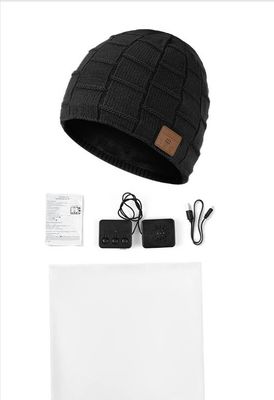 Beanie di Bluetooth per il cappello di Bluetooth degli uomini, i regali degli uomini, regali di tecnologia di Natale di Beanie Hat Black Headphones Unique delle donne