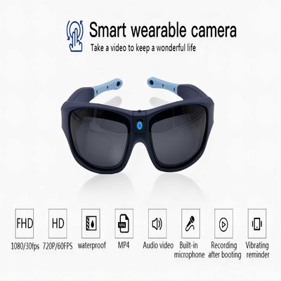 Occhiali da sole della videocamera di azione del motociclo con il video registrazione di 1080P FHD