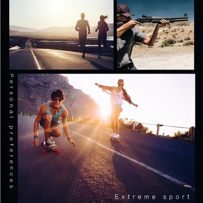 Occhiali da sole della videocamera di azione 2K30FPS per caccia pattinante di snowboard