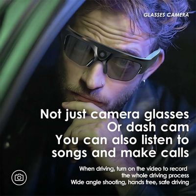 Occhiali da sole portabili di Bluetooth con le risposte del telefono del video registrazione della foto della presa