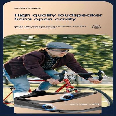Occhiali da sole portabili di Bluetooth con le risposte del telefono del video registrazione della foto della presa