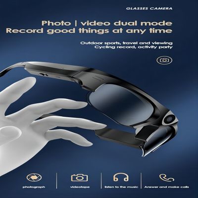 Eseguire il ciclo di ciclismo che registra i video occhiali da sole di Bluetooth con musica aperta dell'orecchio