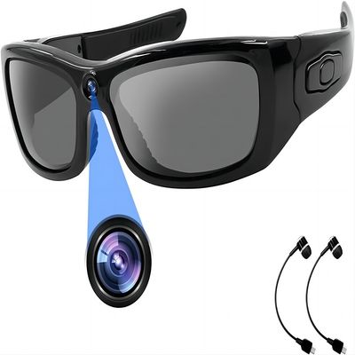 Traccia che esegue la macchina fotografica maratona degli occhiali da sole di G4F 1080P Bluetooth con musica, telefono chiamare