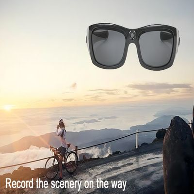 Traccia che esegue la macchina fotografica maratona degli occhiali da sole di G4F 1080P Bluetooth con musica, telefono chiamare