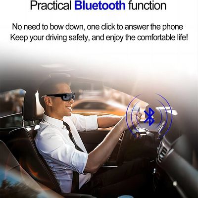 video occhiali da sole di 1080P Bluetooth con la registrazione UV della foto di musica delle lenti di sicurezza di protezione