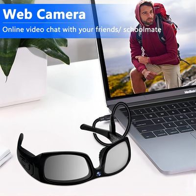 Gli occhiali da sole rampicanti della macchina fotografica di snowboard 1080P Bluetooth si collegano con la compressa del telefono