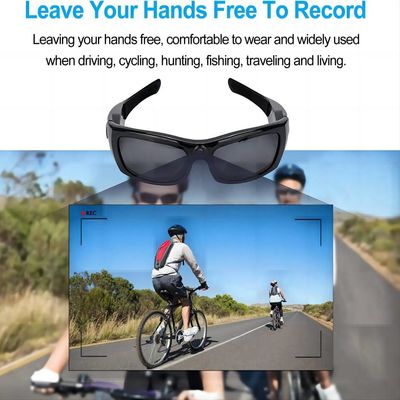 gli occhiali da sole di Bluetooth della videocamera 720P con musica di chiamate di risposta godono di