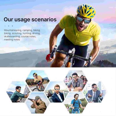 Prenda a spia video di registrazione della foto i video occhiali da sole per le attività all'aperto