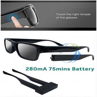 Regolatore a distanza Spy Video Sunglasses con il video registrazione delle immagini della presa