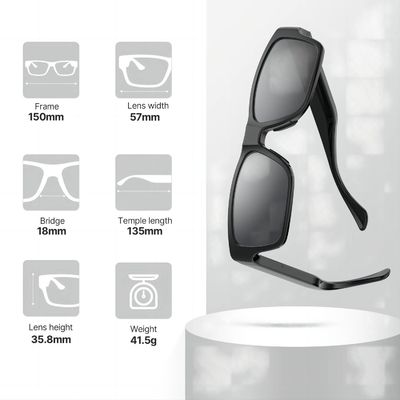 Regolatore a distanza Spy Video Sunglasses con il video registrazione delle immagini della presa