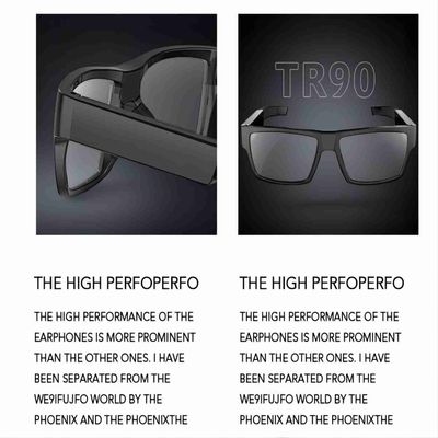 Scheda di memoria incorporata nascosta sicurezza 32G della macchina fotografica Sunglasses1080P a comando a tocco
