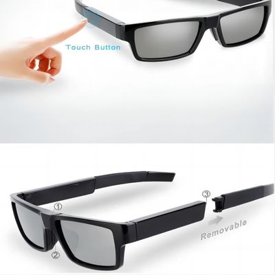 Sunglcasses nascosto G2-64G con l'angolo 80° che registra la videocamera dell'ente portabile