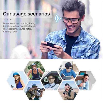 Vetri di WiFi di vetro portabili pieni di 1080P Smart video per gli sport all'aperto di trekking