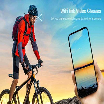 Vetri di WiFi di vetro portabili pieni di 1080P Smart video per gli sport all'aperto di trekking