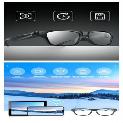 Il filtro leggero blu di vetro della videocamera di sicurezza delle donne degli uomini ha polarizzato i vetri per all'aperto