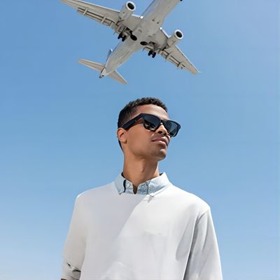 Cuffie aperte di chiamata mani libere dell'orecchio degli audio occhiali da sole senza fili di Bluetooth video