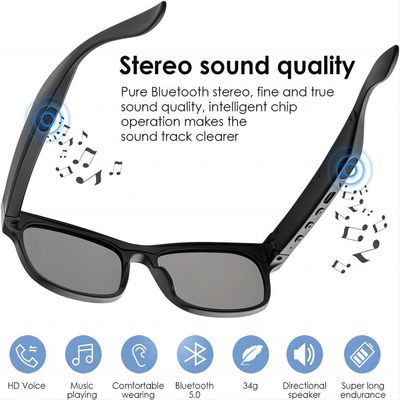 Video occhiali da sole di G6 Bluetooth per protezione delle donne UV400 degli uomini
