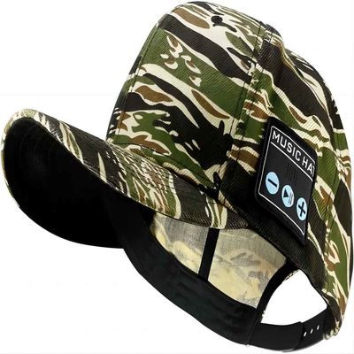 Berretto da baseball di Bluetooth con le cuffie, il microfono incorporato e gli altoparlanti stereo, cappello ricaricabile di musica di USB per le donne degli uomini