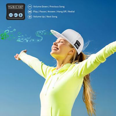 Cappello senza fili delle cuffie di Bluetooth dell'altoparlante per musica e le telefonate