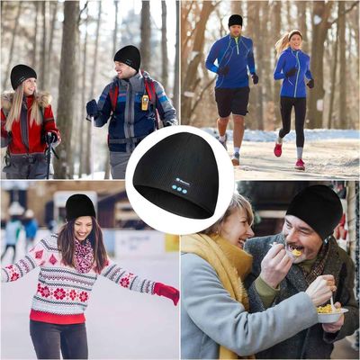 Cappello senza fili del Beanie B5 con bluetooth, le telefonate mani libere &amp; la musica giocanti con il calore per gli uomini, sport invernali delle donne