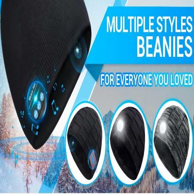 Telefonate mani libere multifunzionali/musica/calore/registrazione della macchina fotografica B5 del cappello del Beanie di Bluetooth per caccia di inverno, corrente
