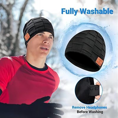 Goda della musica tengono Bluetooth caldo Beanie Hat For Driving Climbing Skinng