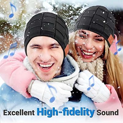 Goda della musica tengono Bluetooth caldo Beanie Hat For Driving Climbing Skinng