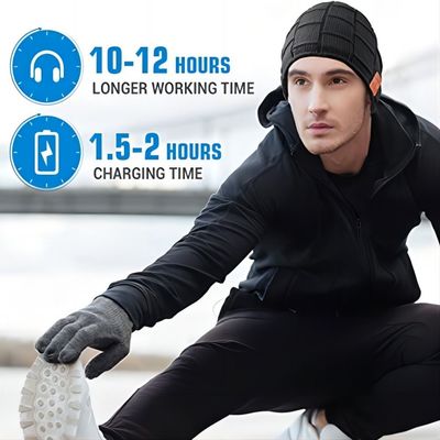 Goda della musica tengono Bluetooth caldo Beanie Hat For Driving Climbing Skinng