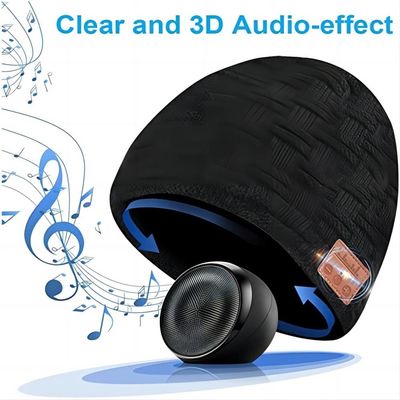Altoparlanti doppi ad alta fedeltà di sci di Beanie Hat With Bluetooth di musica senza fili