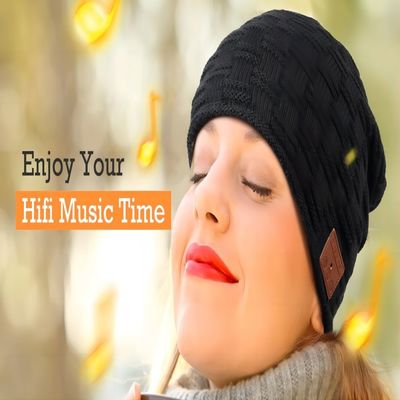 B5 musica Beanie Hat con bluetooth, attrezzatura senza fili di calore dell'altoparlante del bluetooth per la scalata, ciclismo.