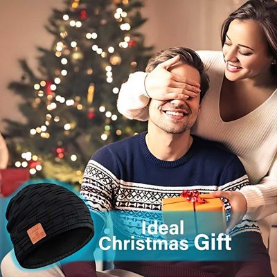L'altoparlante senza fili di Bluetooth Beanie Hat Bluetooth black hat con musica gode di come immagazzinamento dei regali degli Stuffers per la famiglia