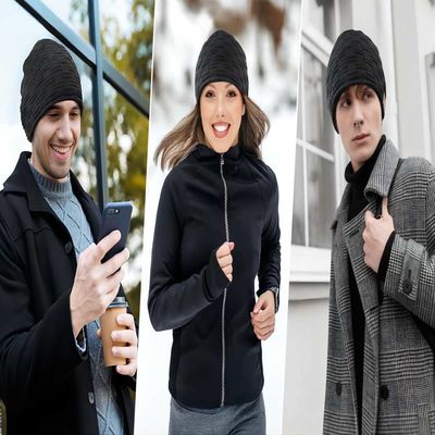 L'altoparlante senza fili di Bluetooth Beanie Hat Bluetooth black hat con musica gode di come immagazzinamento dei regali degli Stuffers per la famiglia