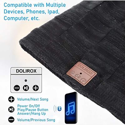 L'altoparlante senza fili di Bluetooth Beanie Hat Bluetooth black hat con musica gode di come immagazzinamento dei regali degli Stuffers per la famiglia