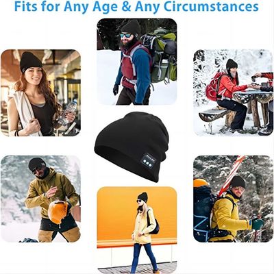 Viview Bluetooth Beanie Hat, gode del telefono mani libere del music&amp; parlante, immagazzinante i regali degli Stuffers per gli sport maratona, accampantesi