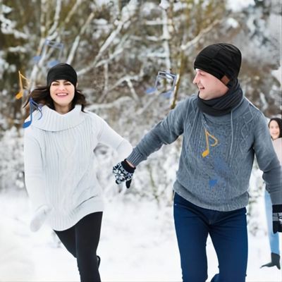 Beanie Hat con Bluetooth, cuffia di Bluetooth per rendere a telefono musica calls&amp;play per pareggiare, scalata di montagna, sport della canoa