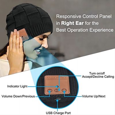 Versione senza fili 5,0 Giftbox di Viview Beanie Hat BT che gode del richiedere mani libere di calore di musica pareggiare, regali speciali