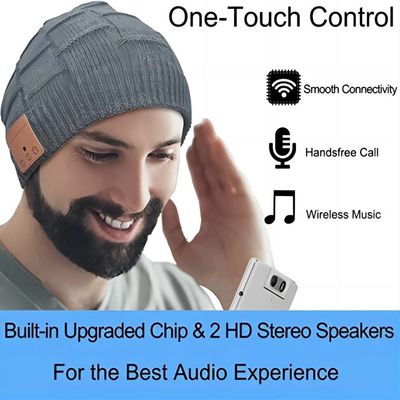 Bluetooth senza fili Beanie Hat Rechargable 250mah con i callings del telefono di tempo di musica 16hours