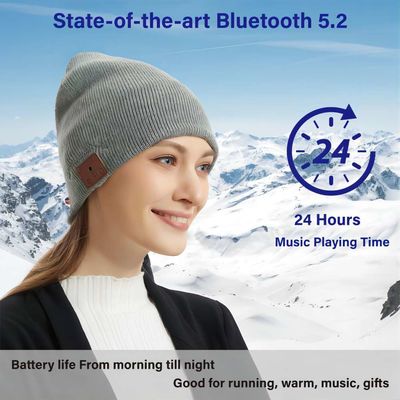 Bluetooth senza fili Beanie Hat Rechargable 250mah con i callings del telefono di tempo di musica 16hours