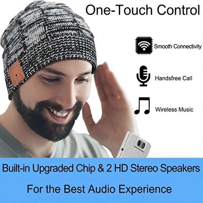 Tricotti la radio Beanie Headset che astuto del cappuccio dell'inverno 24 ore giocano l'altoparlante di stereotipia di tempo HD
