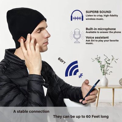 Ragazzo della ragazza di Bluetooth Beanie Hat For Father Monther dei regali di tecnologia di Natale