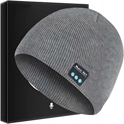 L'inverno di Bluetooth Beanie Hat Headphone Music Hat delle donne degli uomini tricotta il cappuccio