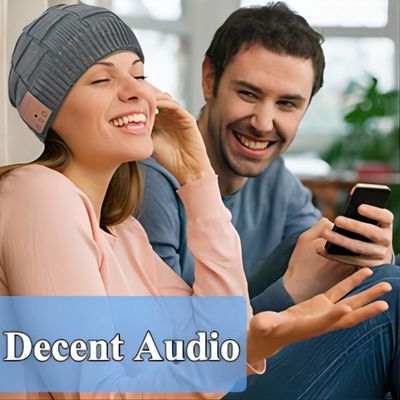 L'inverno di Bluetooth Beanie Hat Headphone Music Hat delle donne degli uomini tricotta il cappuccio