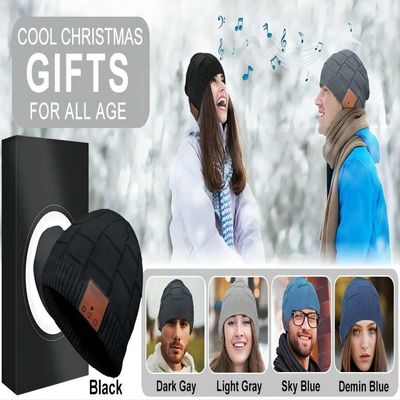 Bluetooth Beanie Hat Knit Music Hat senza fili per il riciclaggio, pattinaggio artistico, facente un'escursione
