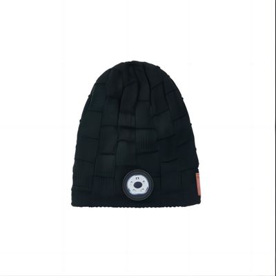 Notte di camminata di notte che pareggia playback di musica della lampada di Bluetooth Beanie Hat LED