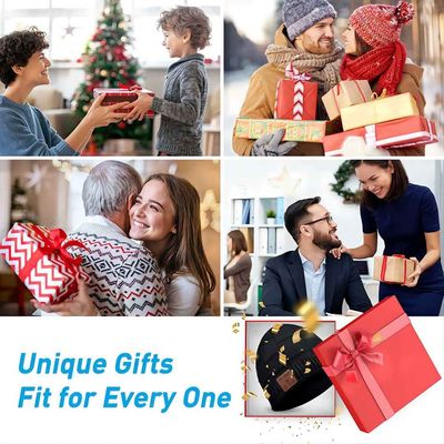 Donne degli uomini lui i suoi regali degli Stuffers di Beanie Novelty Headwear Christmas Stocking del cappello di Bluetooth