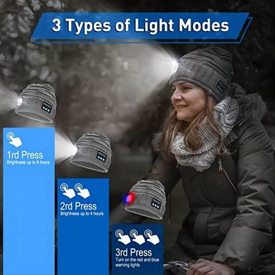 Cappuccio della torcia elettrica di Bluetooth della batteria di Rechargable per la neve della pala di pesca di notte
